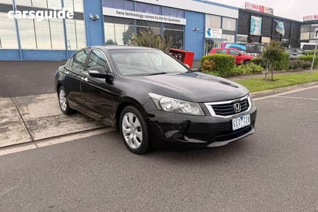 Black 2008 Honda Accord Sedan V6