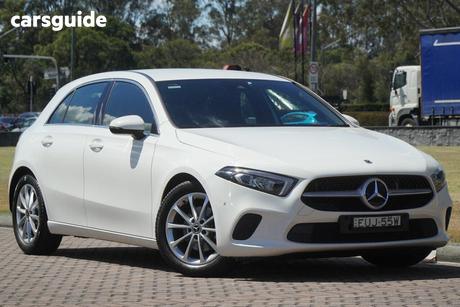 White 2022 Mercedes-Benz A180 Hatchback