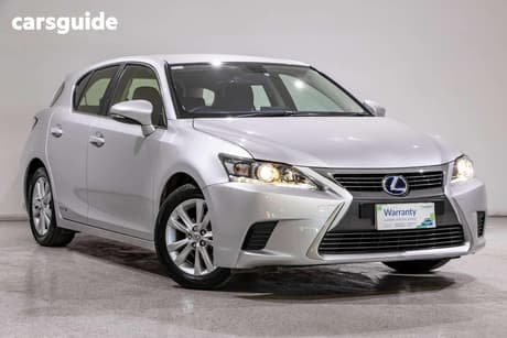 Silver 2015 Lexus CT200H Hatchback Luxury