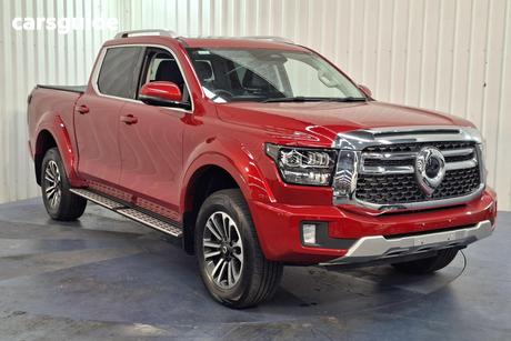 Red 2025 GWM Cannon Alpha Dual Cab Utility Ultra (4X4)