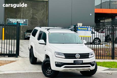 White 2017 Volkswagen Amarok Dual Cab Utility V6 Tdi Sportline