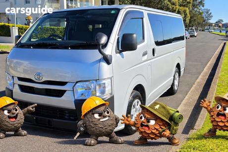 Silver 2020 Toyota HiAce Commercial DX