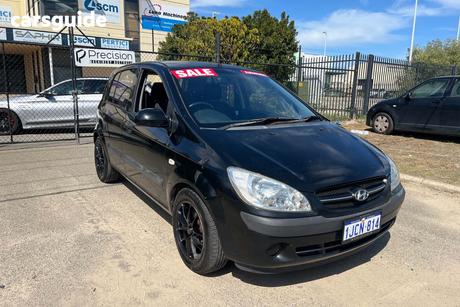 Black 2007 Hyundai Getz Hatchback Sx