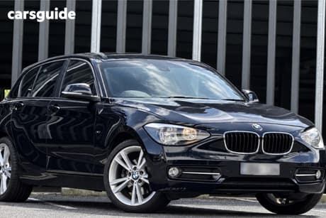 Black 2014 BMW 1 Hatch 125I SPORT LINE R