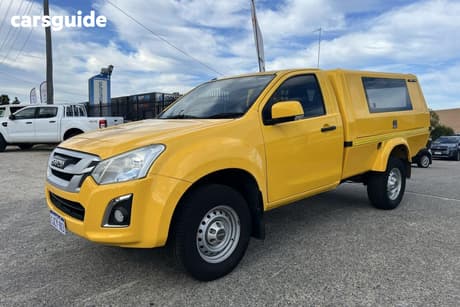 Yellow 2018 Isuzu D-MAX Cab Chassis Sx Hi-Ride (4X2)