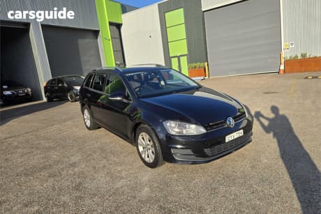 Black 2015 Volkswagen Golf Wagon 90 Tsi Comfortline