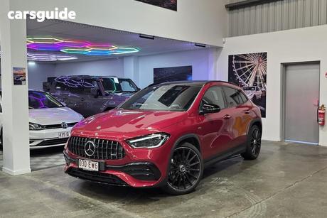 Red 2022 Mercedes-Benz GLA35 Wagon 4Matic
