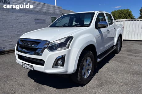White 2018 Isuzu D-MAX Crew Cab Utility Ls-U Hi-Ride (4X4)