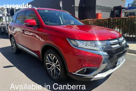 Red 2016 Mitsubishi Outlander Wagon Ls (4X4)