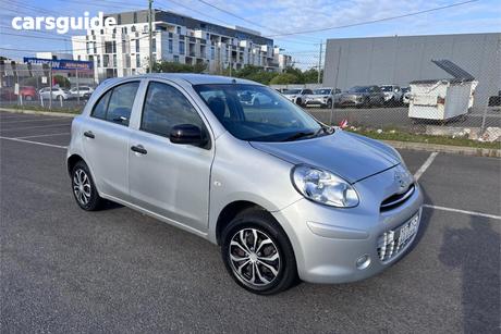 Silver 2012 Nissan Micra Hatchback St