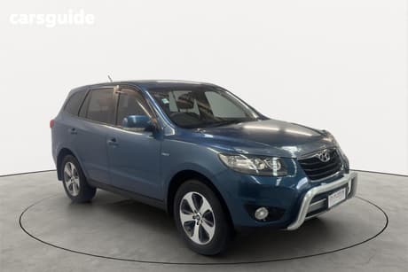 Blue 2012 Hyundai Santa FE Wagon Highlander Crdi (4X4)