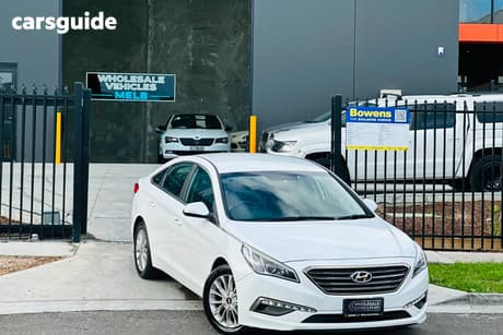 White 2016 Hyundai Sonata Sedan Active