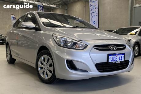 Silver 2016 Hyundai Accent Sedan Active