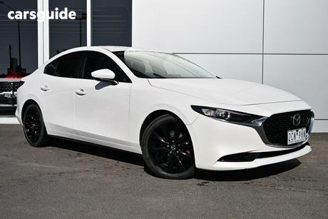 White 2023 Mazda 3 Sedan G25 Gt
