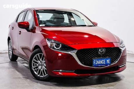 Red 2020 Mazda 2 Sedan G15 Gt