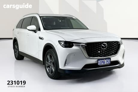 White 2025 Mazda CX-80 Wagon G40E Touring