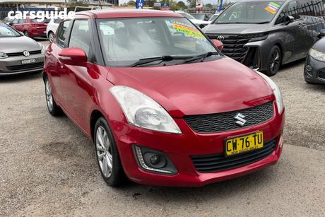 Red 2015 Suzuki Swift Hatch GLX NAVIGATOR