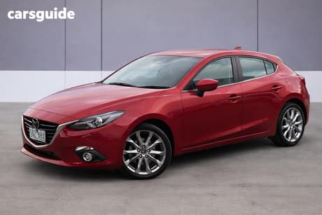 Red 2014 Mazda 3 Hatchback Xd Astina