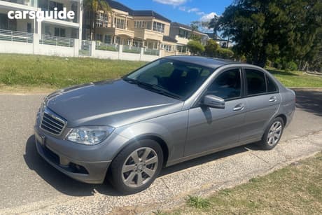 Grey 2009 Mercedes-Benz C200 Sedan Kompressor Avantgarde