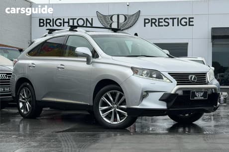 Silver 2013 Lexus RX350 Wagon Sports Luxury