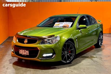 Green 2016 Holden Commodore Sedan Sv6 Reserve Edition