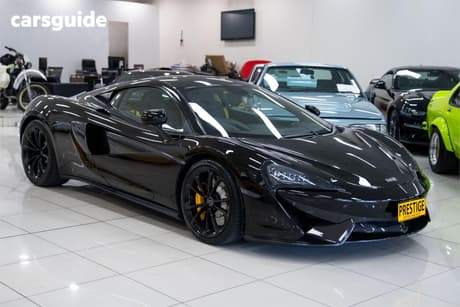 Black 2017 McLaren 540C Coupe