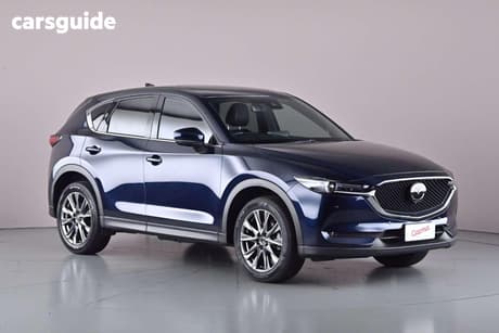 Blue 2021 Mazda CX-5 Wagon Akera Turbo (Awd)