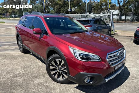 Red 2015 Subaru Outback Wagon 2.5I Premium