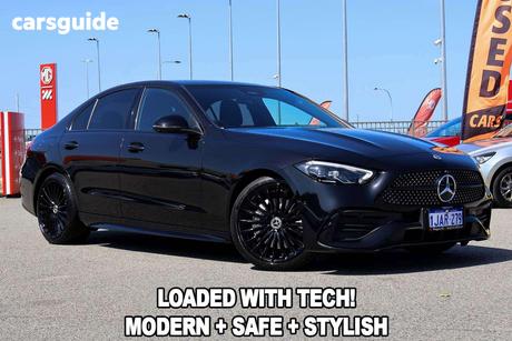 Black 2022 Mercedes-Benz C200 Sedan Edition C Mhev
