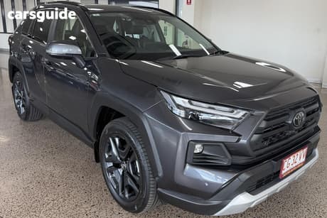 Grey 2025 Toyota RAV4 Wagon Edge (Awd) Hybrid