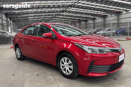 Red 2018 Toyota Corolla Sedan Ascent