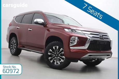 Red 2021 Mitsubishi Pajero Sport Wagon Exceed (4X4) 7 Seat