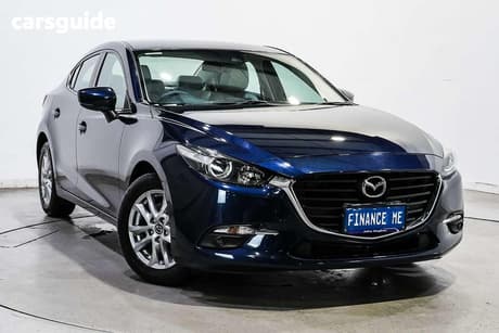 Blue 2017 Mazda 3 Sedan Touring