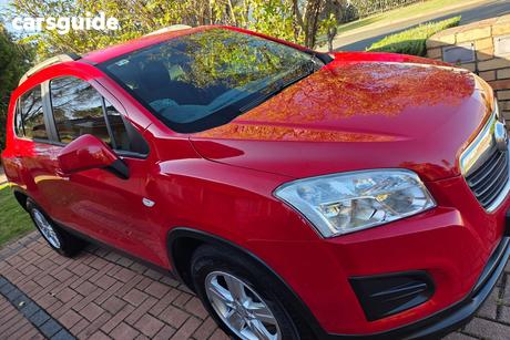 Red 2015 Holden Trax Wagon Ls