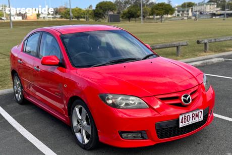 Red 2007 Mazda 3 Sedan Sp23