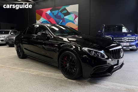 Black 2017 Mercedes-Benz C63 Sedan S