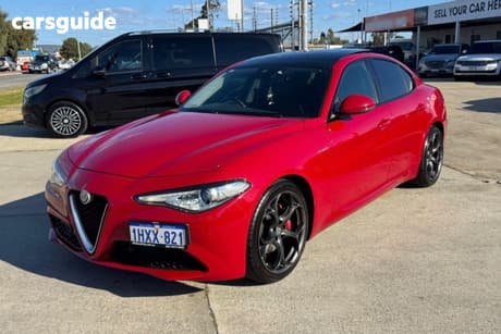 Red 2017 Alfa Romeo Giulia Sedan Super Petrol