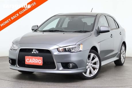 Grey 2014 Mitsubishi Lancer Hatchback Gsr Sportback