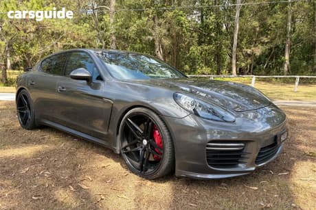 Grey 2014 Porsche Panamera Coupe Gts