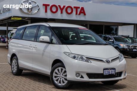 White 2019 Toyota Tarago Wagon Gli
