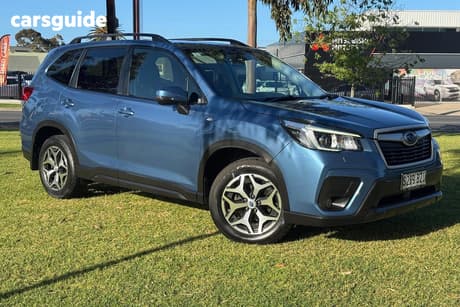 Blue 2019 Subaru Forester Wagon 2.5I (Awd)