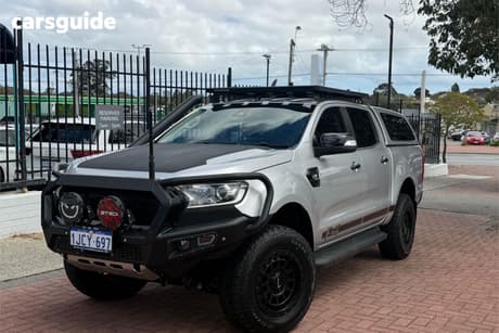 Silver 2017 Ford Ranger Dual Cab Utility Fx4 Special Edition