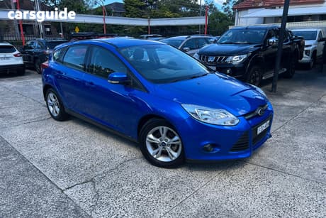 Blue 2014 Ford Focus Hatchback Trend