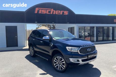 Blue 2021 Ford Everest Wagon Titanium (4Wd)