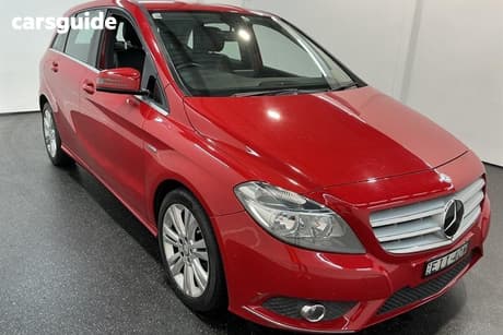 Red 2012 Mercedes-Benz B200 Hatchback Be