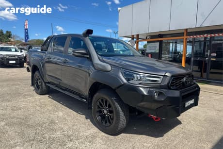 Grey 2021 Toyota Hilux Double Cab Pick Up Rugged X (4X4)