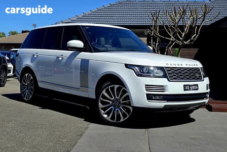 White 2016 Land Rover Range Rover SUV SDV8 AUTOBIOGRAPHY 4X4