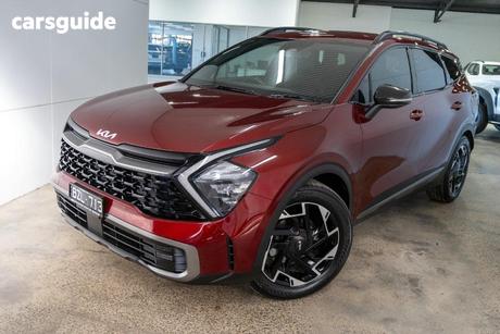 Red 2022 Kia Sportage Wagon Sx+ (Awd)
