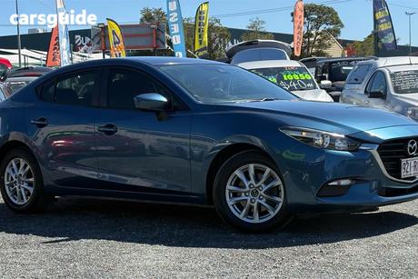 Blue 2017 Mazda 3 Sedan Neo