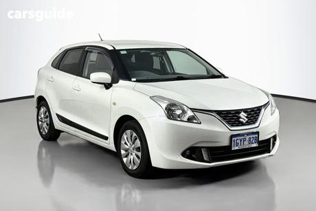 White 2017 Suzuki Baleno Hatchback Gl